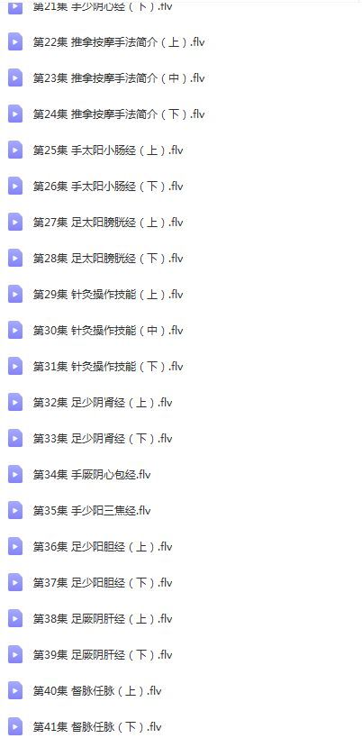 图片[3]-厦门大学张水生针灸推拿学入门中医视频教程