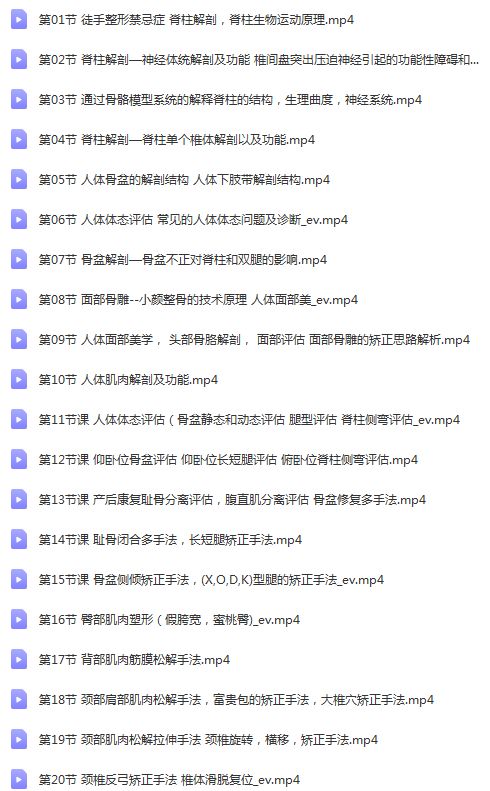 图片[2]-牛婷宫廷柔式整骨术高清视频教程全集