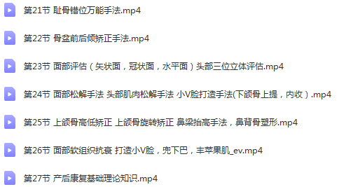 图片[3]-牛婷宫廷柔式整骨术高清视频教程全集