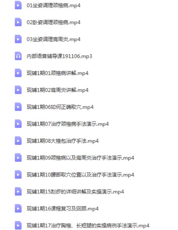图片[2]-张志良张氏点穴中医正骨视频教程