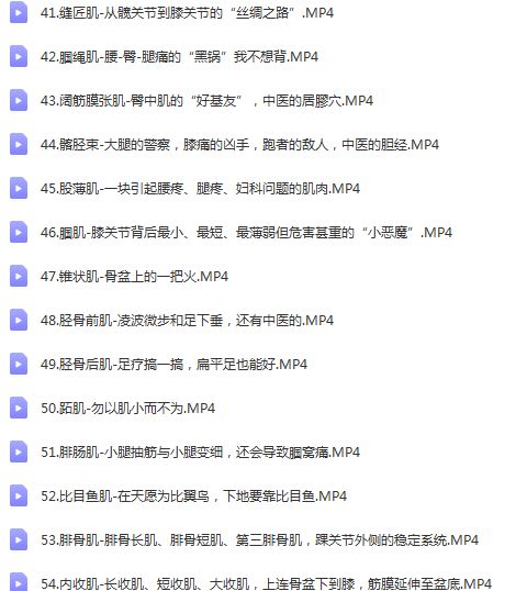 图片[4]-断层说中医康复《每日一肌》54讲肌肉解剖与功能视频教程