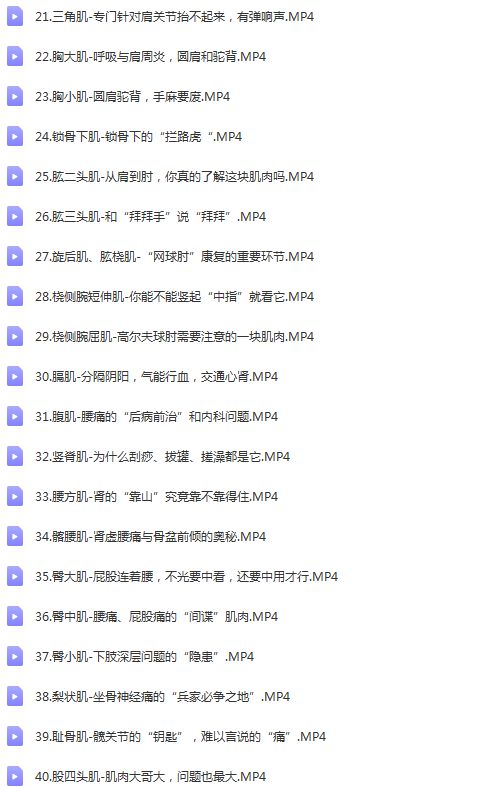 图片[3]-断层说中医康复《每日一肌》54讲肌肉解剖与功能视频教程