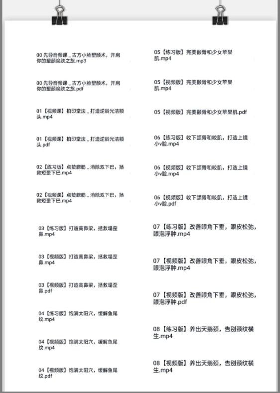 图片[2]-宫廷古方徒手小脸塑颜术视频教程