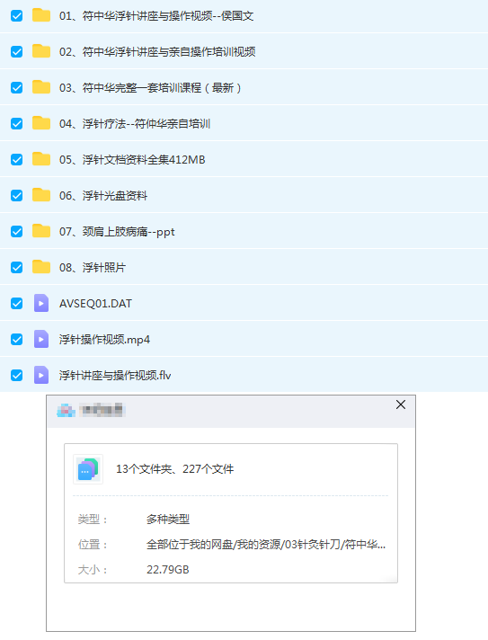图片[2]-中医浮针全套符仲华浮针疗法针灸视频教程