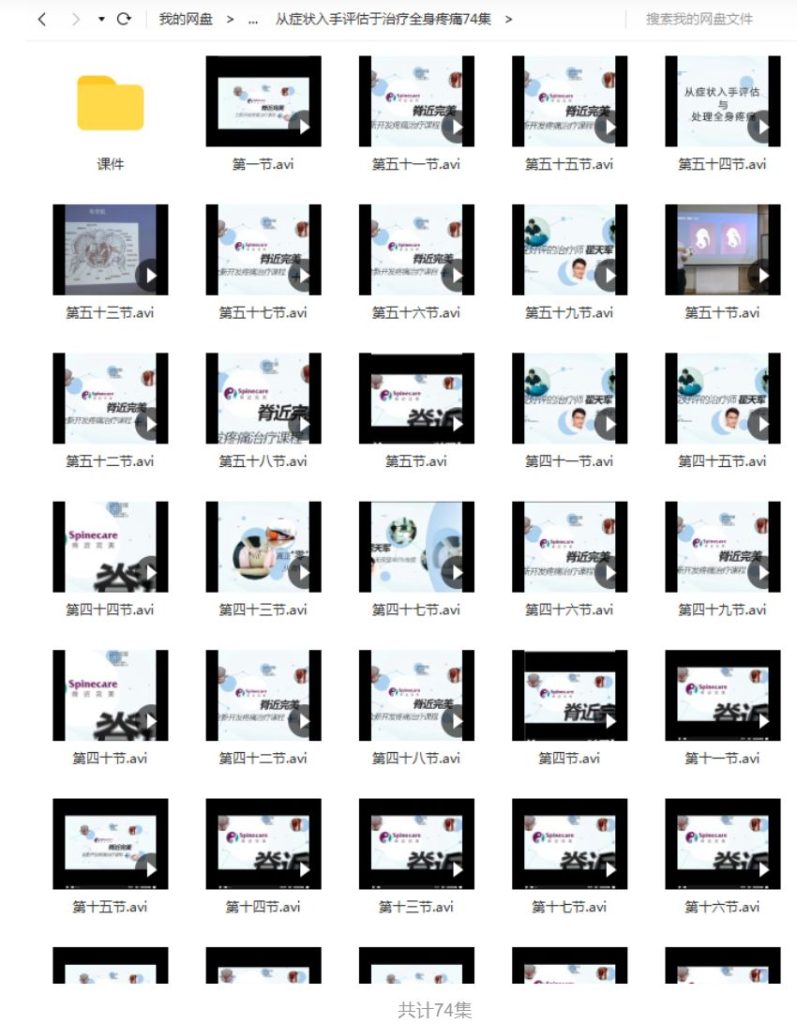 图片[2]-翟天军从症状入手评估与处理全身疼痛视频教程