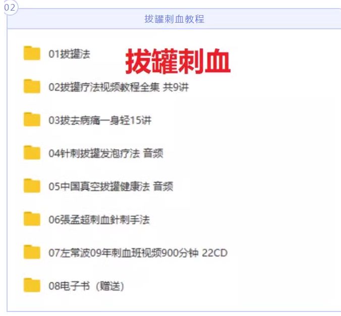 图片[7]-养生馆理疗店必备艾灸拔罐刮痧推拿视频教程